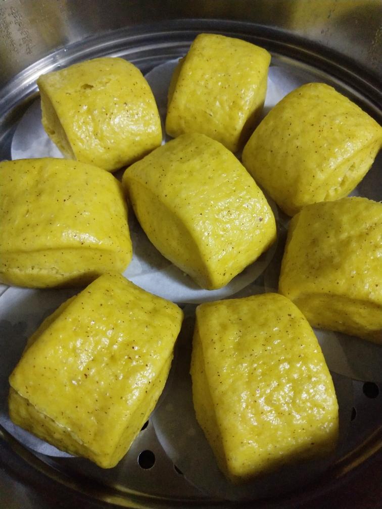 南瓜馒头（一次发酵）