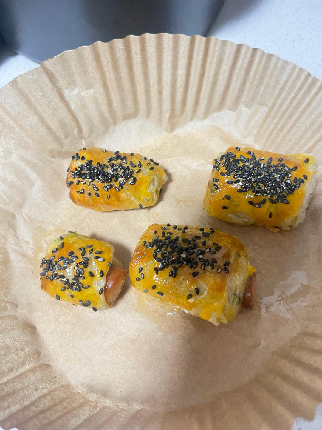 🍕手抓饼烤肠卷