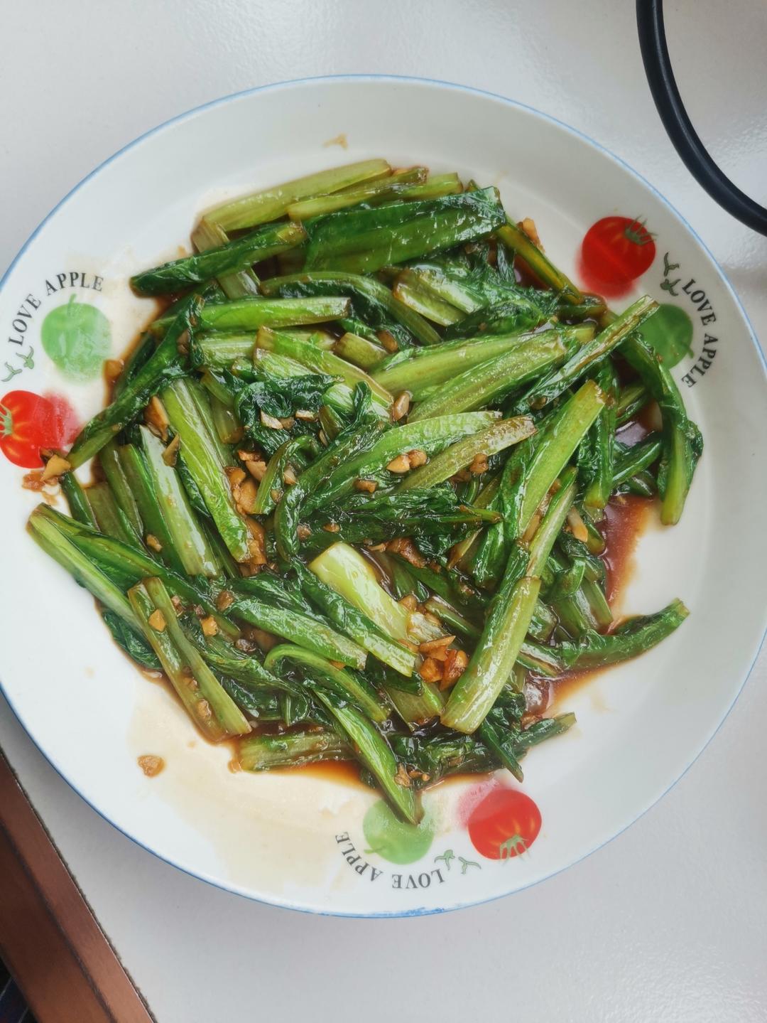 蒜蓉油麦菜（蚝油）