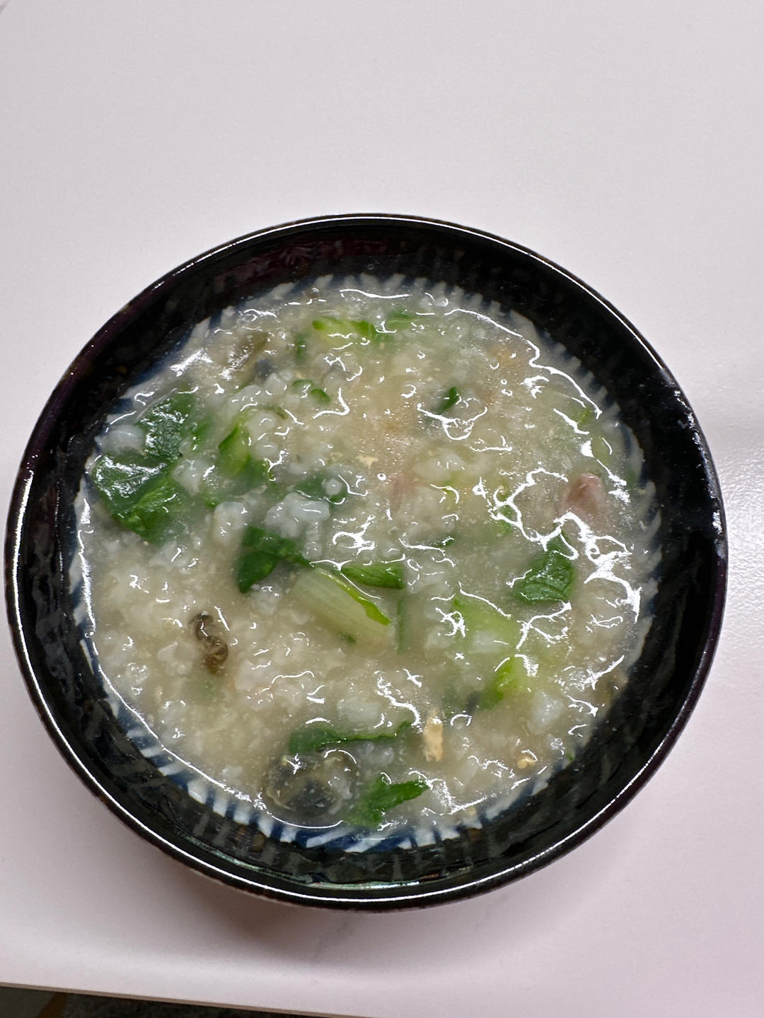 妈妈👩教我做的皮蛋瘦肉粥🥣简单快捷美味😋