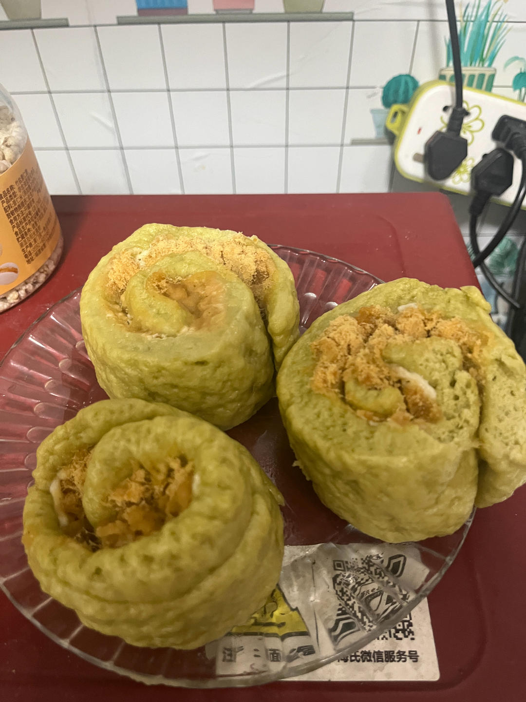 肉松馒头卷