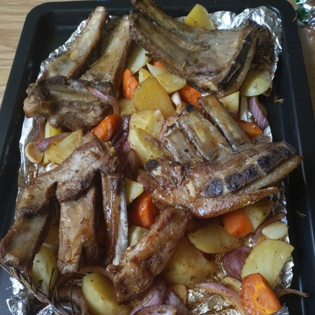 超好吃的烤羊排烤箱版