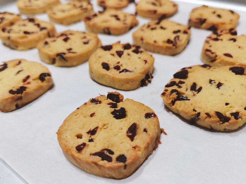 奶香低糖版蔓越莓曲奇