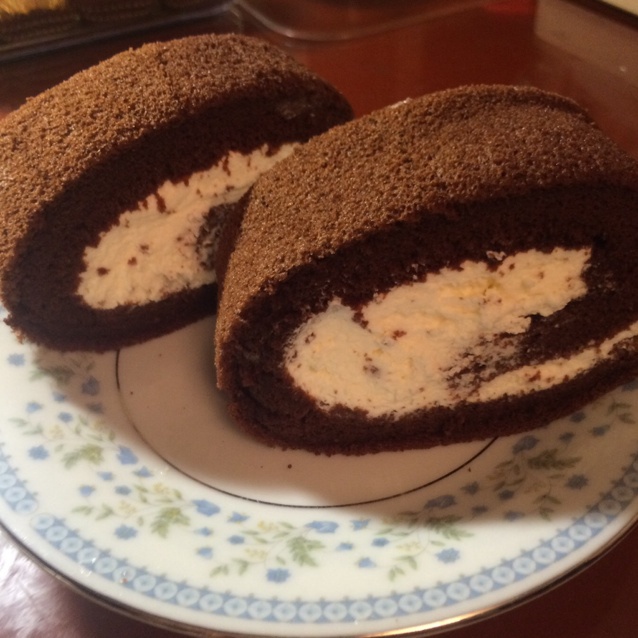 快乐每一天-102做的红丝绒巧克力卷