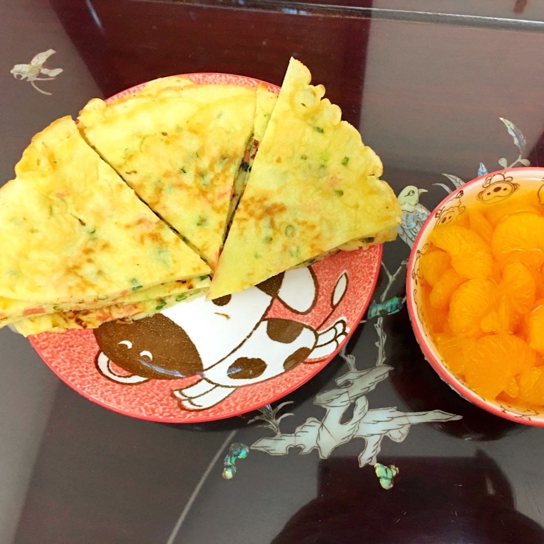 葱花鸡蛋饼