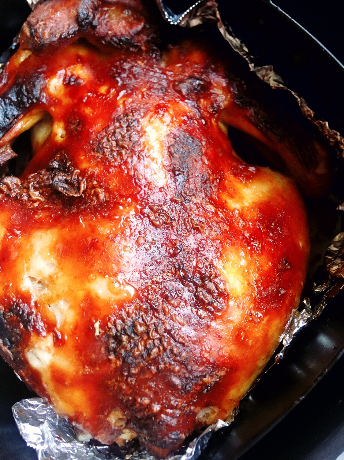 奥尔良烤整鸡空气炸锅或者烤箱版通用的做法 步骤4