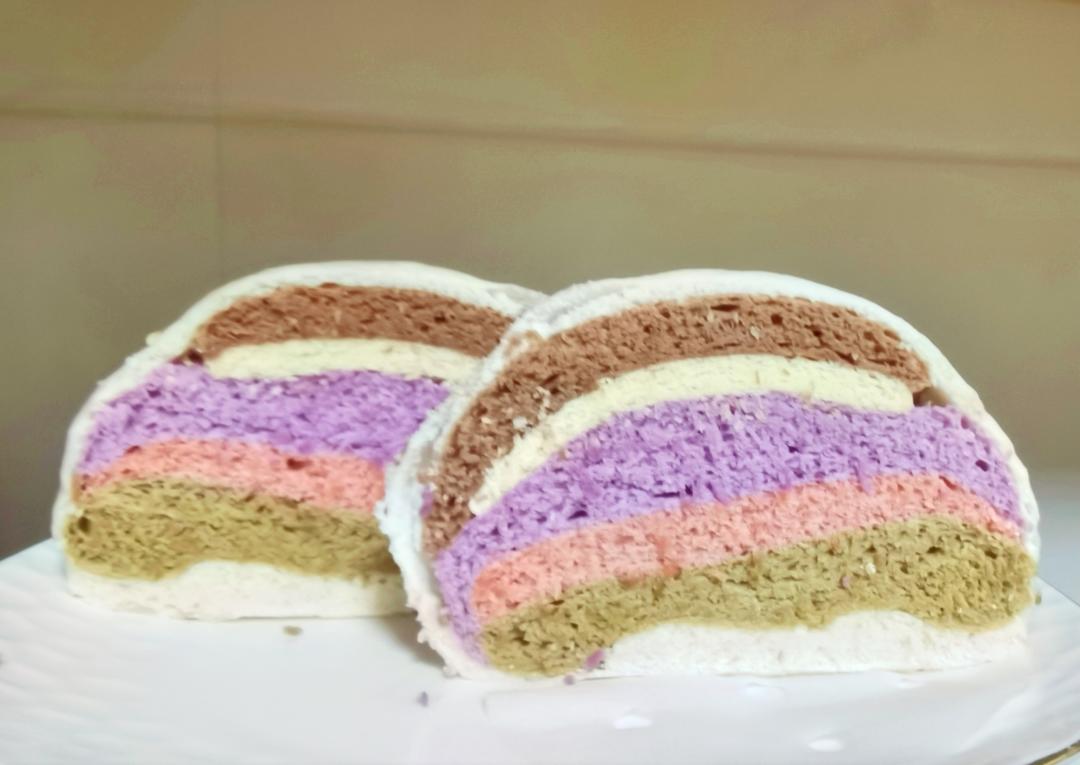 彩虹蔬菜汁馒头