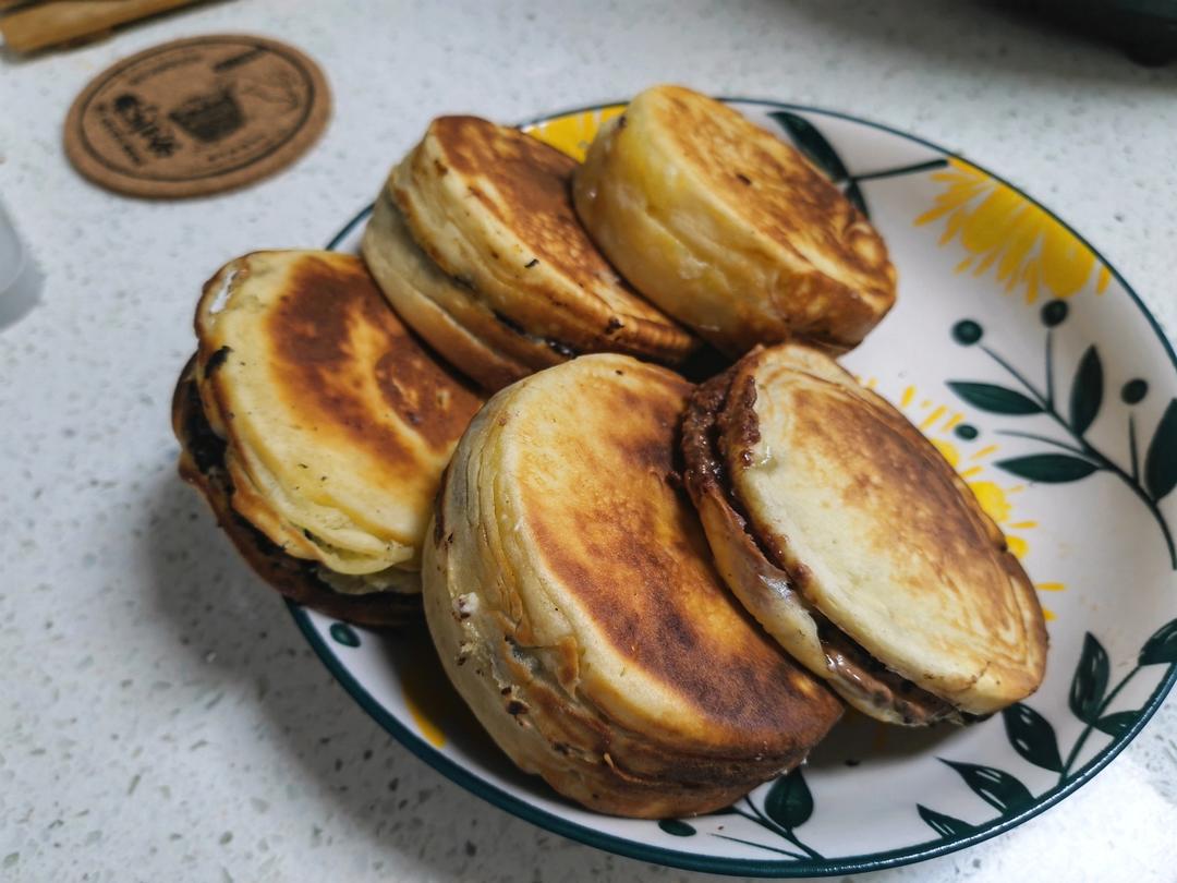 紫薯紫米车轮饼