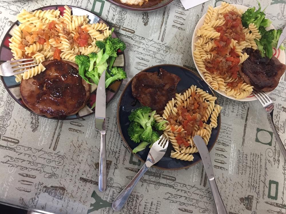 （完胜必胜客的）番茄肉酱意大利面～