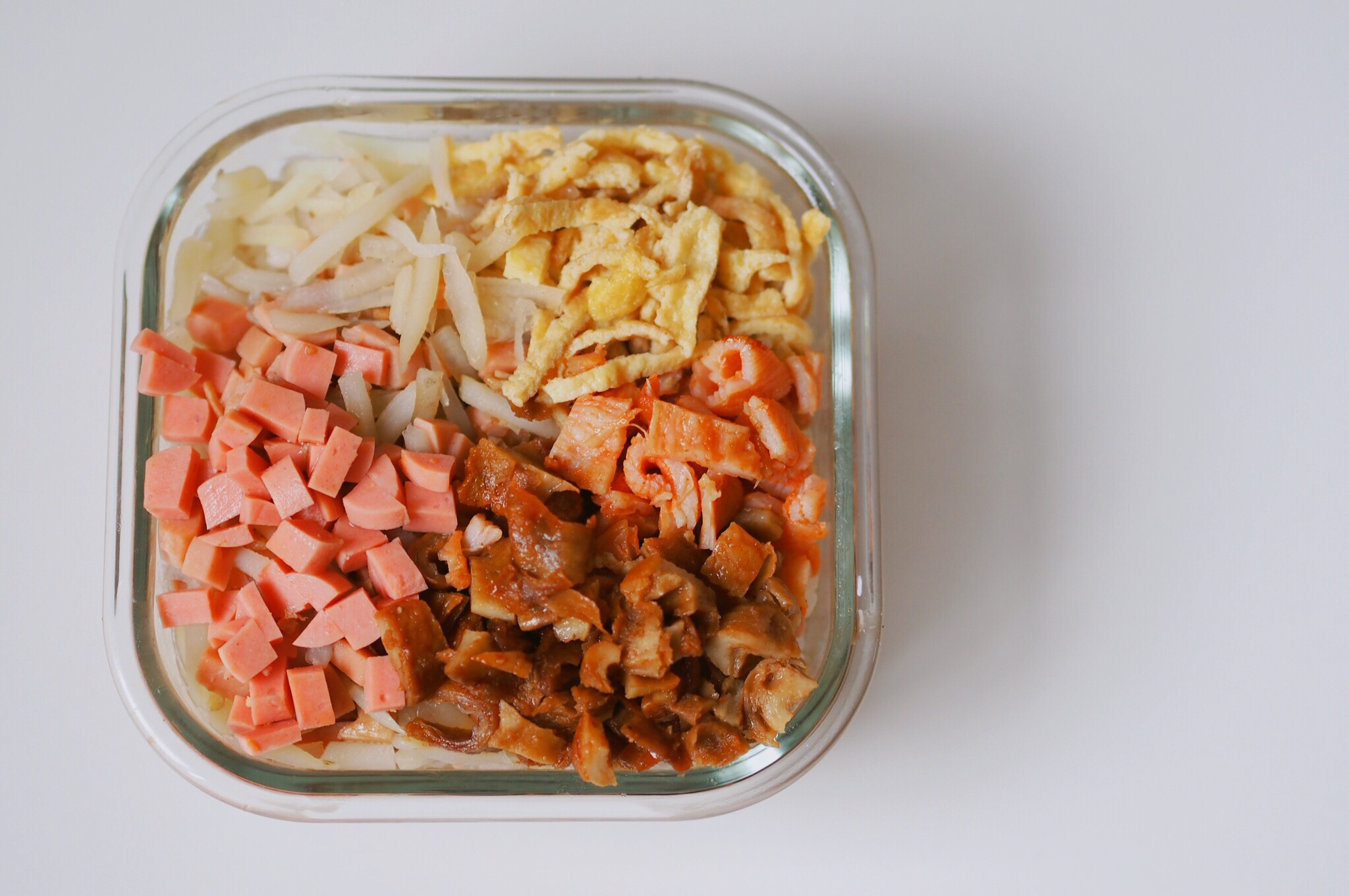 汤ci糍饭（肉汤泡糯米饭）糍饭团的另一种打开方式的做法 步骤2