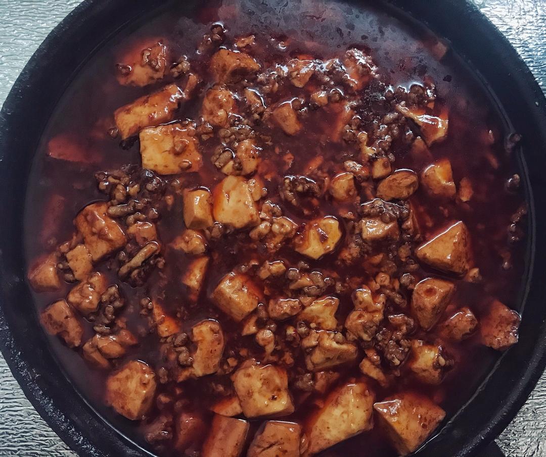 红烧肉沫豆腐