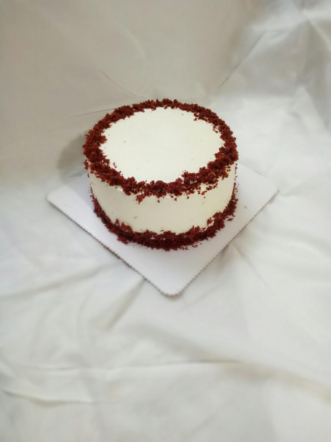 暖心红丝绒蛋糕［6寸绵软戚风版 ］