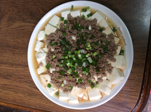 肉末蒸豆腐