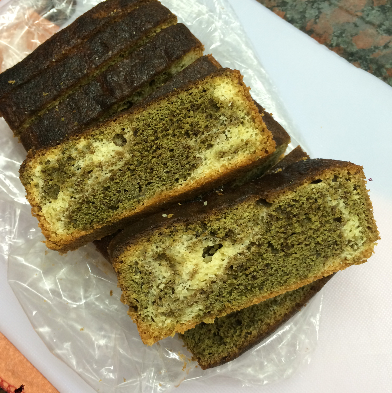 抹茶大理石磅蛋糕