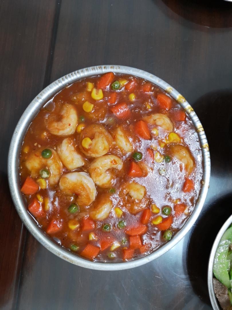 小陆馋哭了的糖醋虾仁