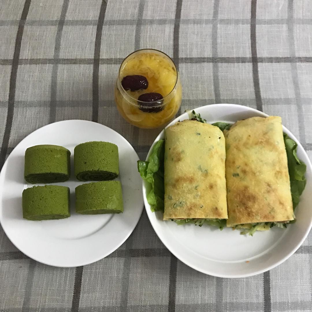 戚风蛋糕卷（小四卷）