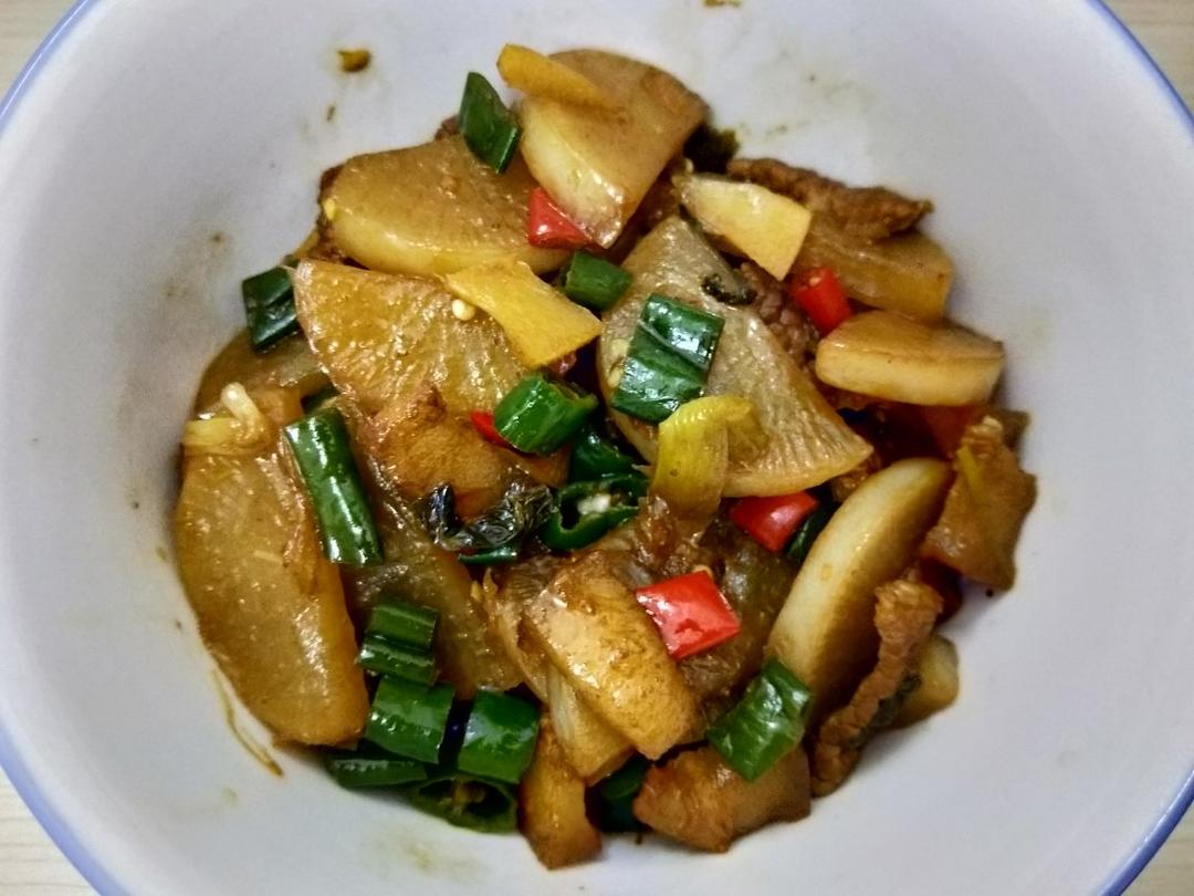 萝卜炖肉简单版