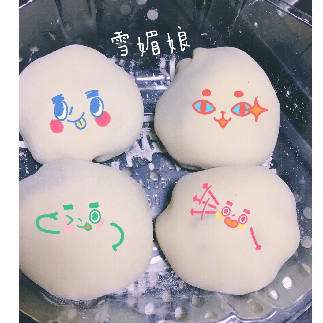 腹黑白胖子——奥利奥雪媚娘