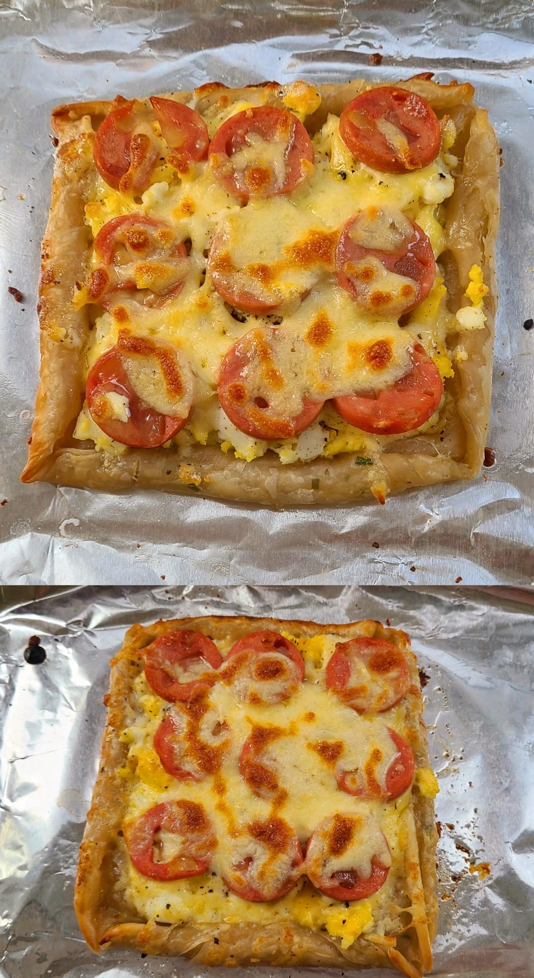 手抓饼芝士披萨