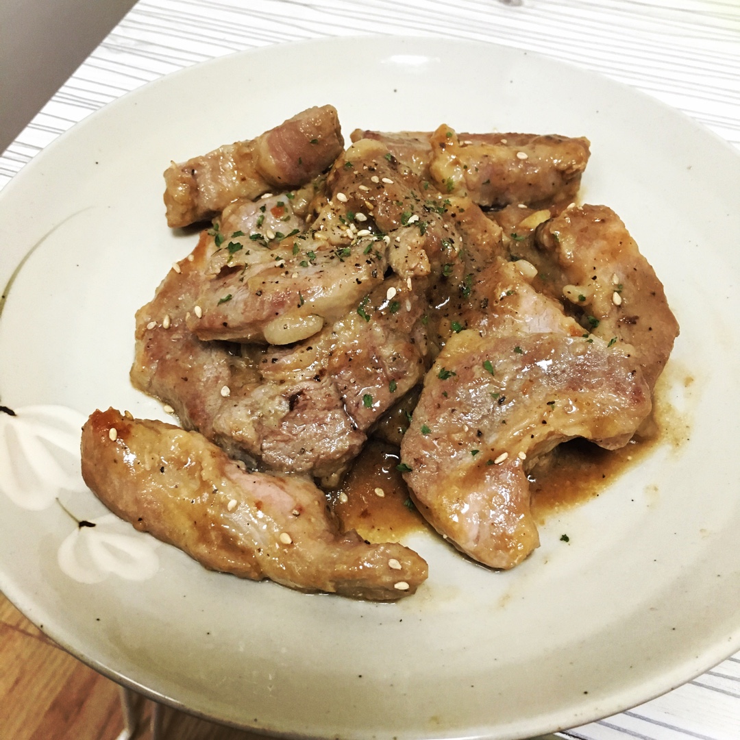 【孤独的美食家】照烧汁蒜香里脊