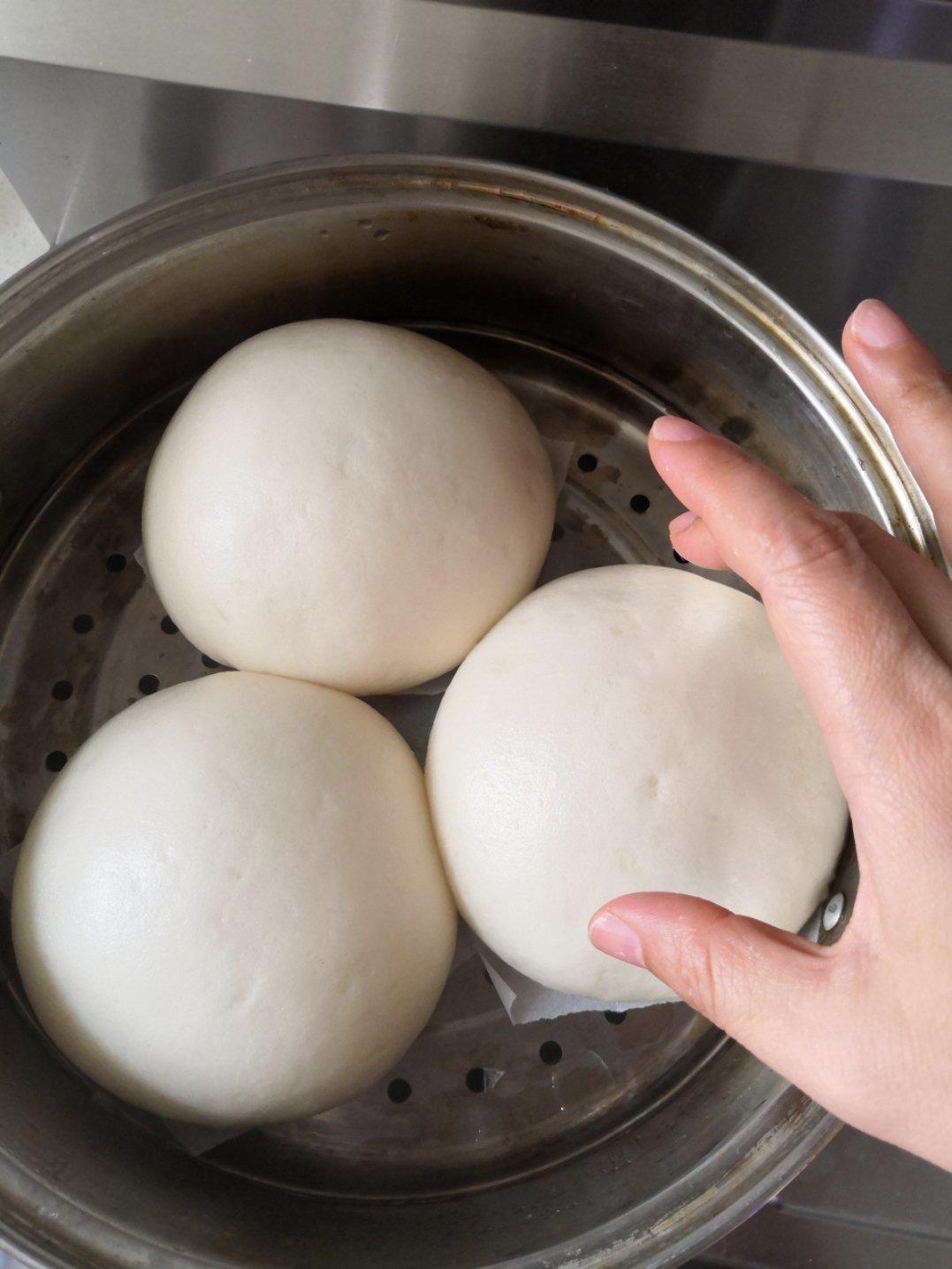 纯手工奶香馒头【无泡打粉，无添加】