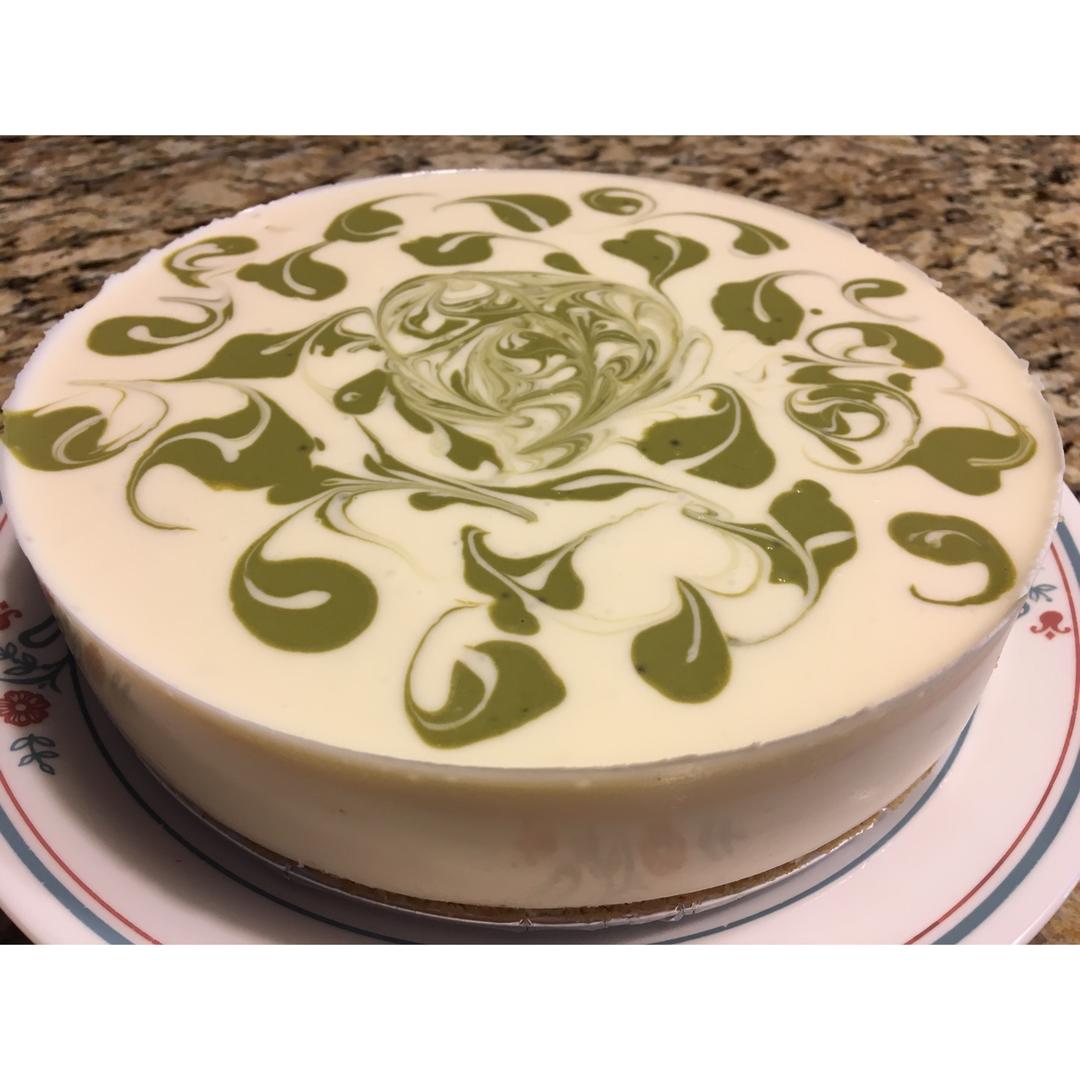 【福田淳子】冷藏式抹茶大理石乳酪蛋糕