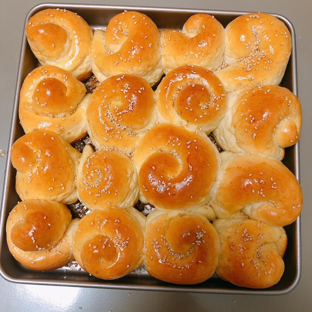 蜂蜜脆底小面包