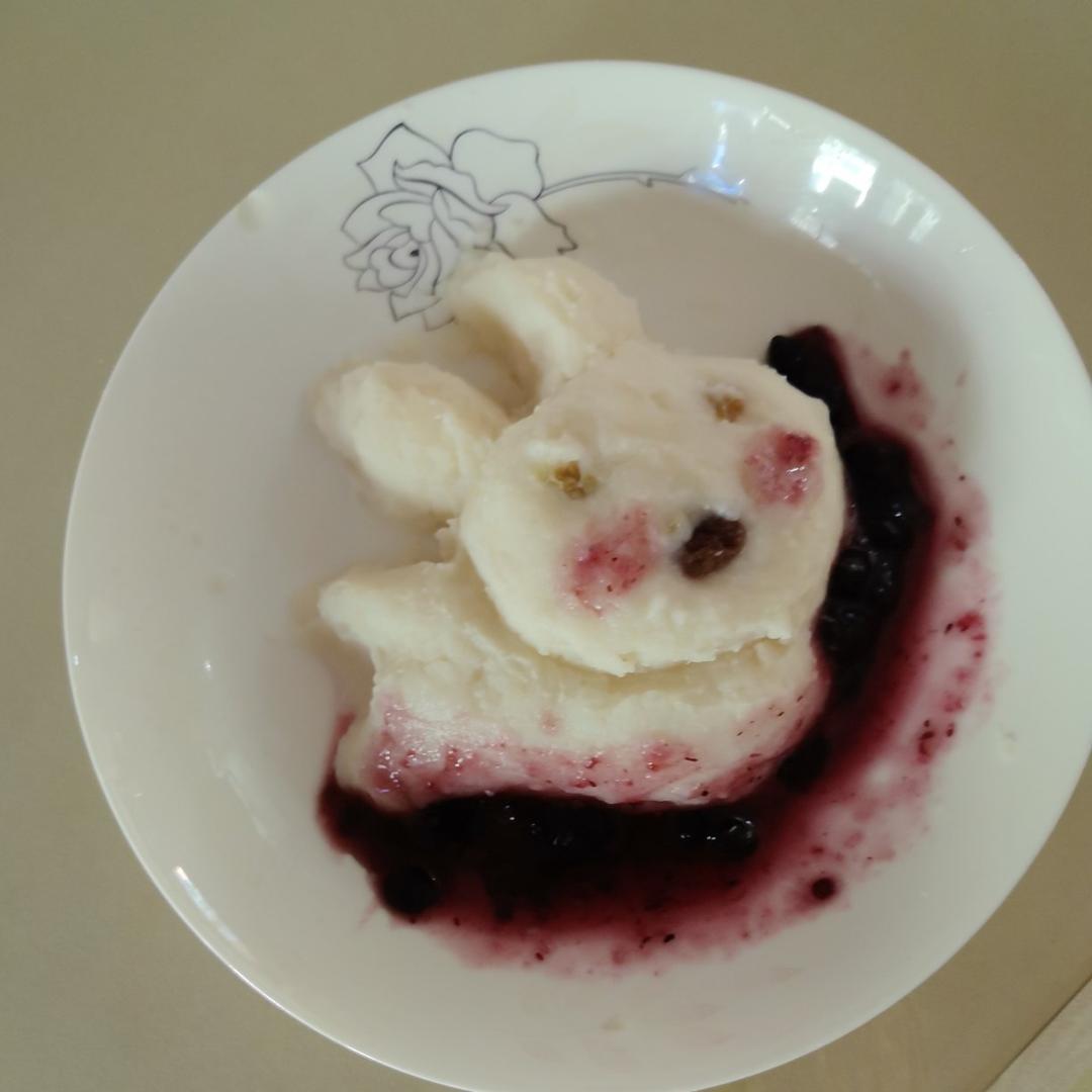 蓝莓山药泥