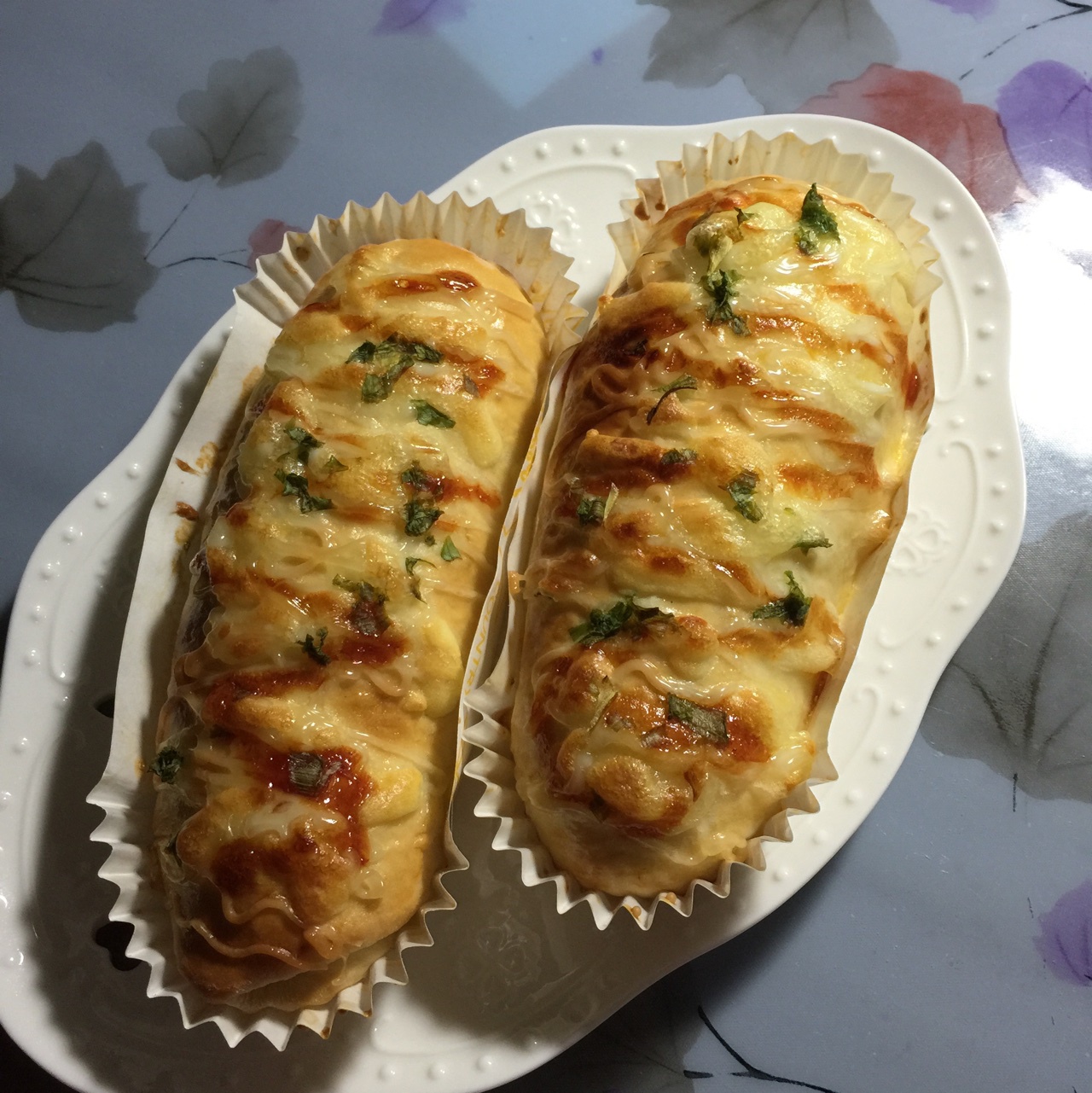 葱香芝士面包