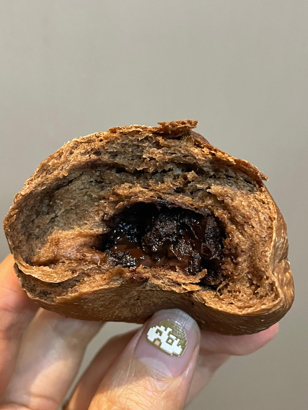 双重巧克力爆浆小餐包