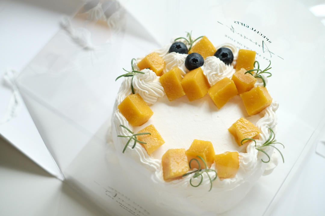 新手简单芒果奶油蛋糕