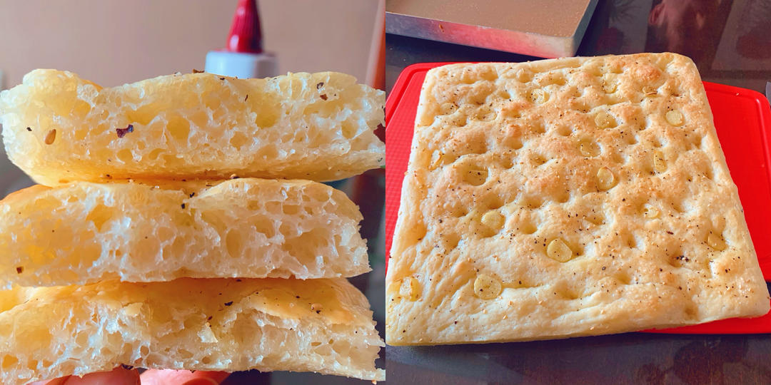 『研究了2年的完美食谱』最简单的免揉佛卡夏