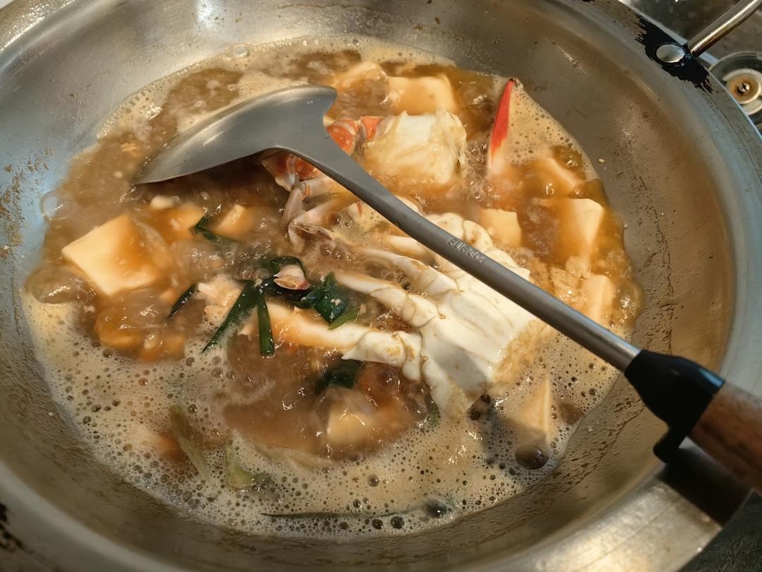 蟹煲豆腐
