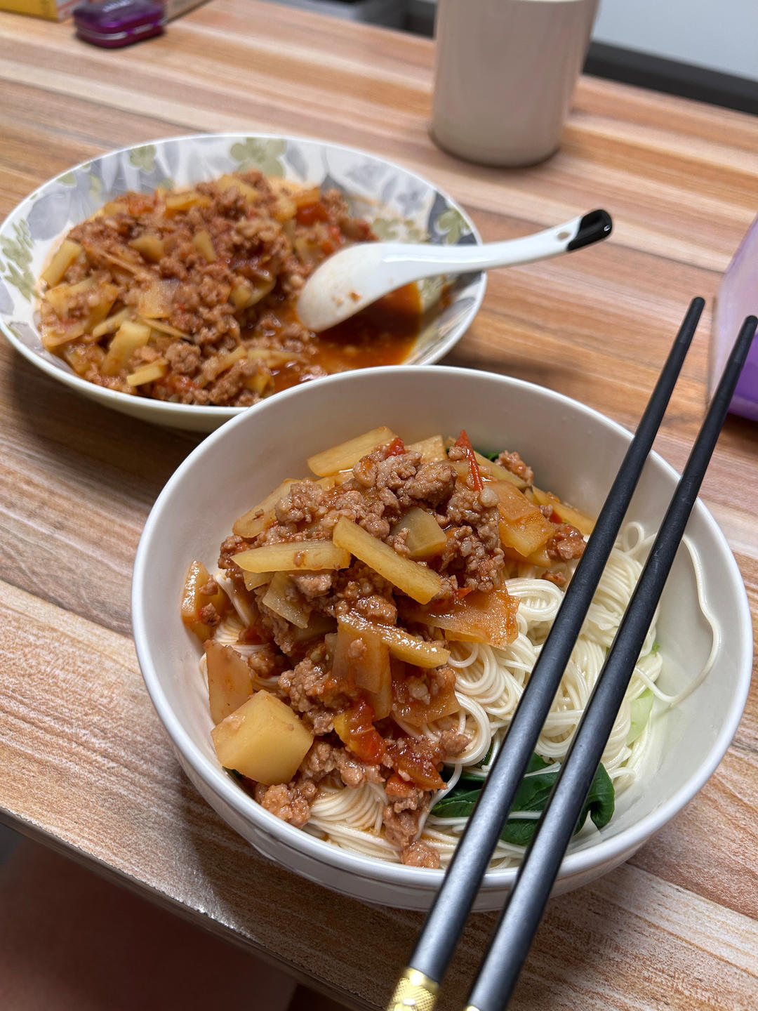 夏天拯救食欲开胃菜|  番茄肉末土豆丁