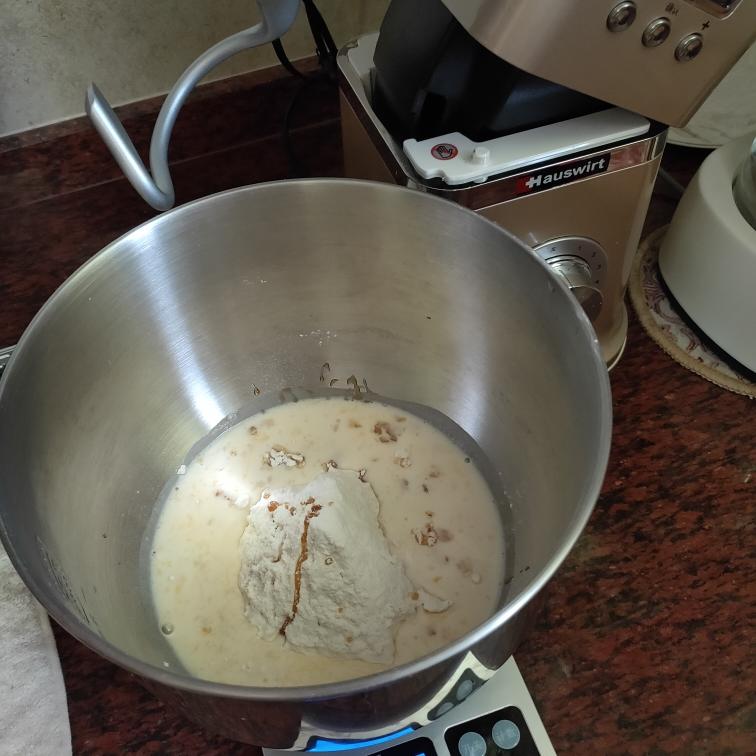 纯奶手撕吐司的做法 步骤1