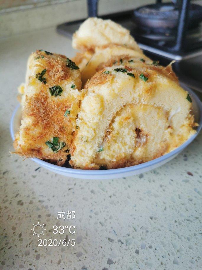 香葱肉松卷 蛋糕卷-无敌美味