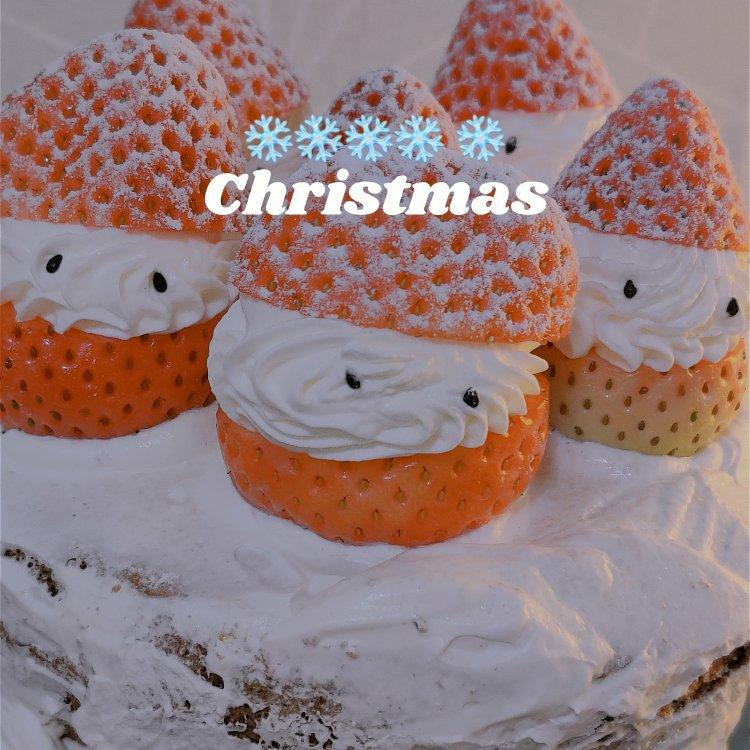 手把手教你🎄教程详细的圣诞可可草莓裸蛋糕