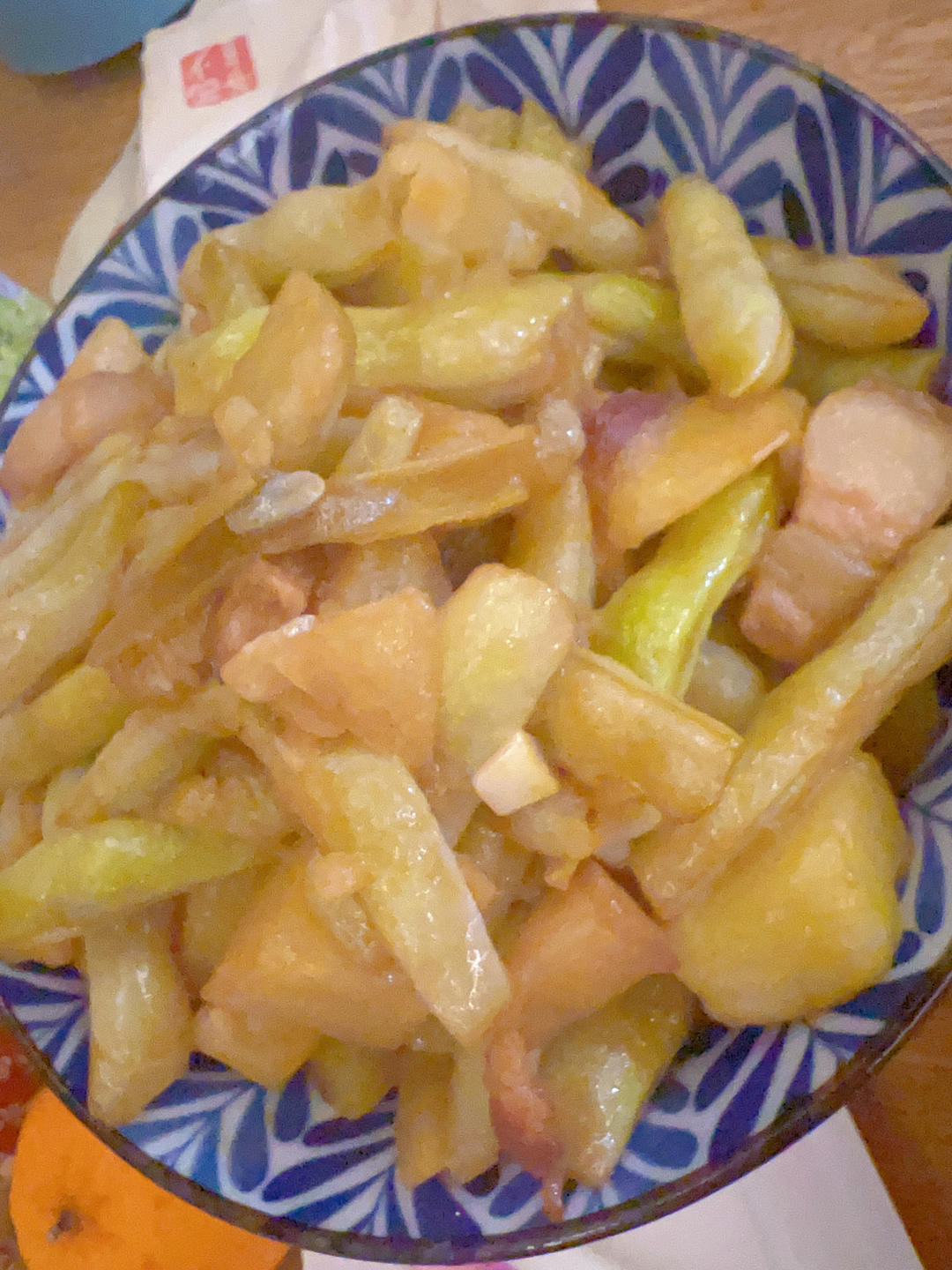 正宗东北土豆炖豆角