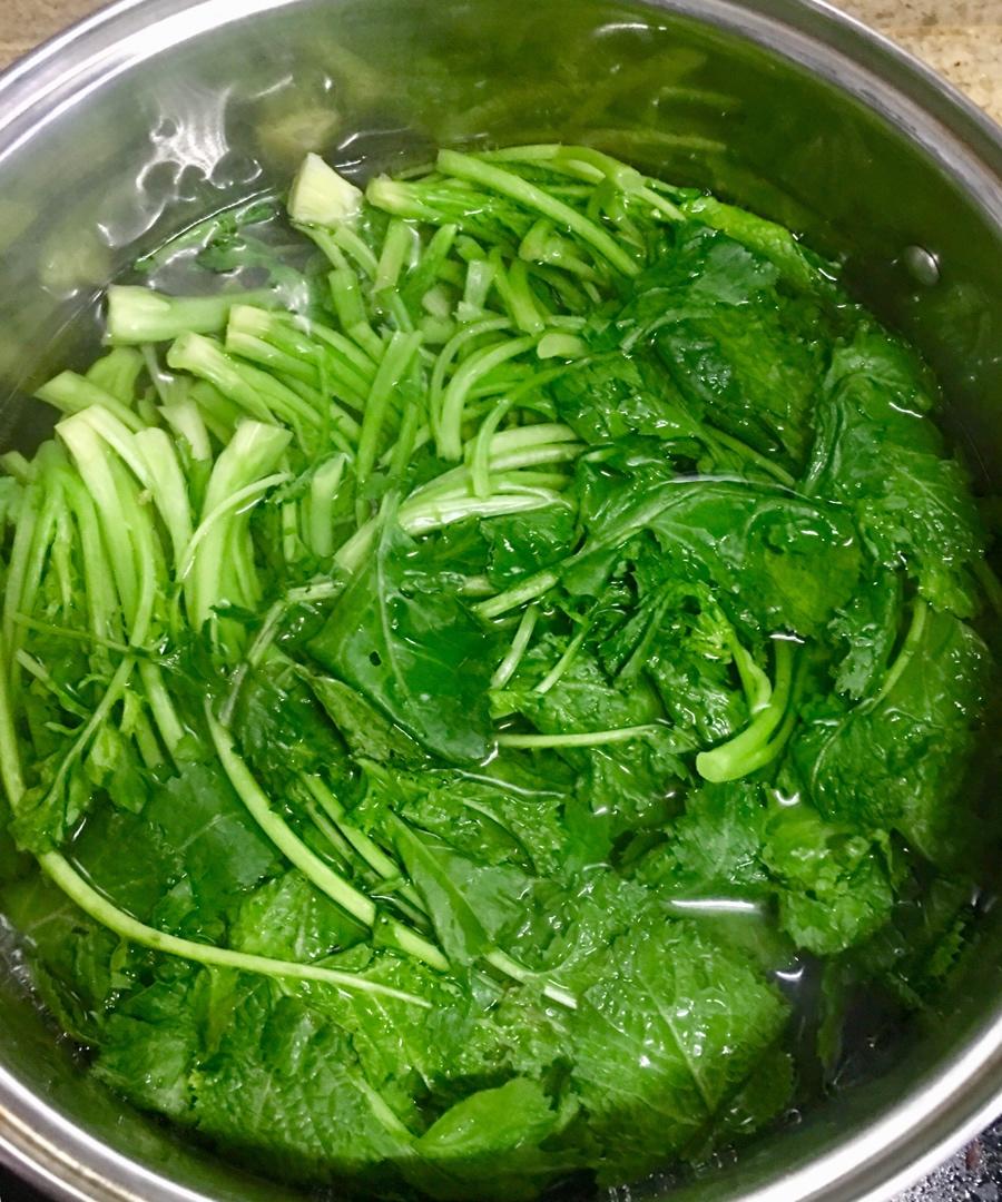 爽口小菜—凉拌油菜叶