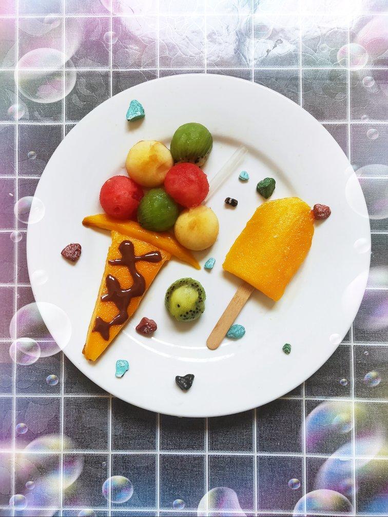 小朋友的快乐早餐-水果拼盘