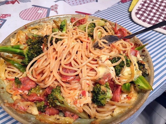 芝士焗番茄肉酱意面