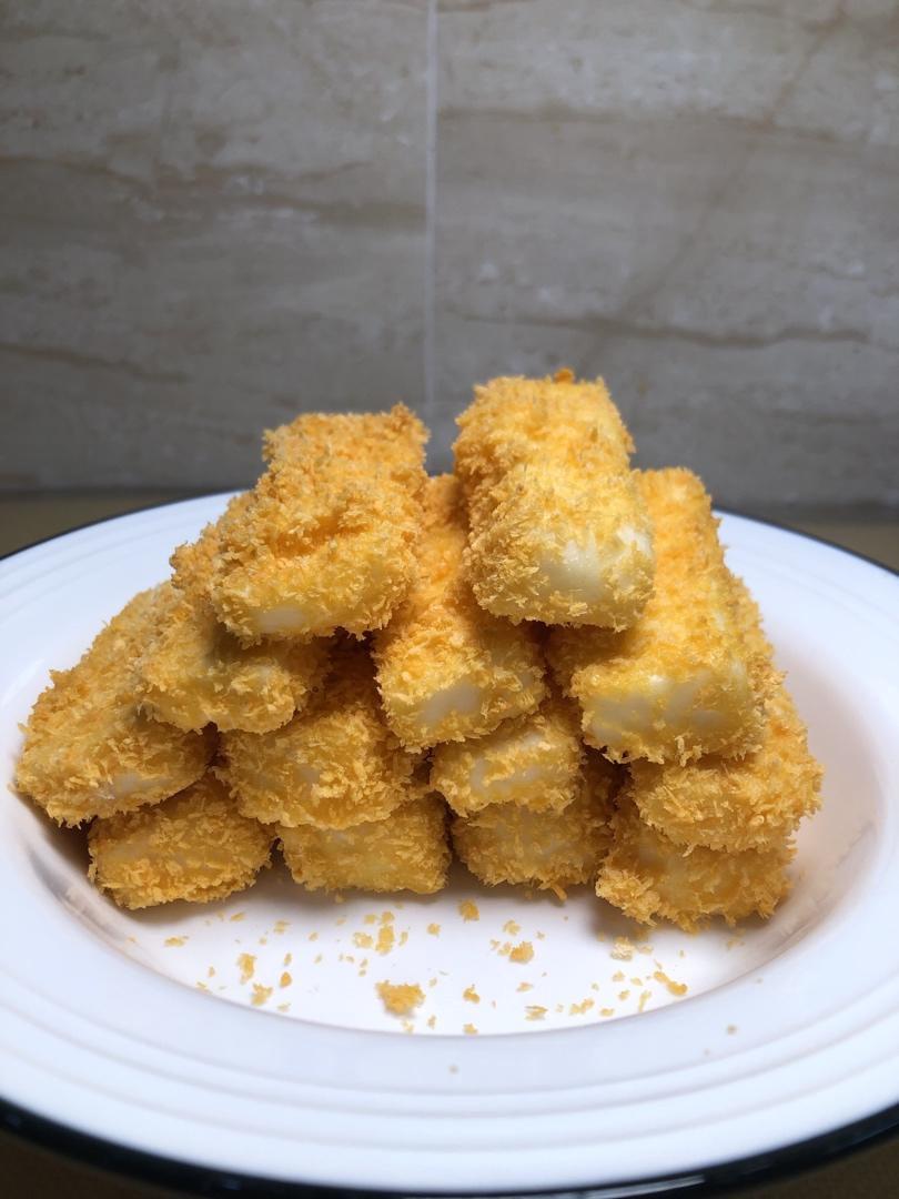椰蓉牛奶小方(仅需4样原料)+炸(烤)鲜奶
