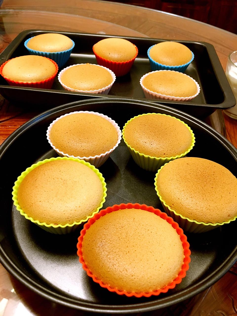 不塌不皱的光滑圆润版纸杯戚风（内含减糖版宝宝可吃）