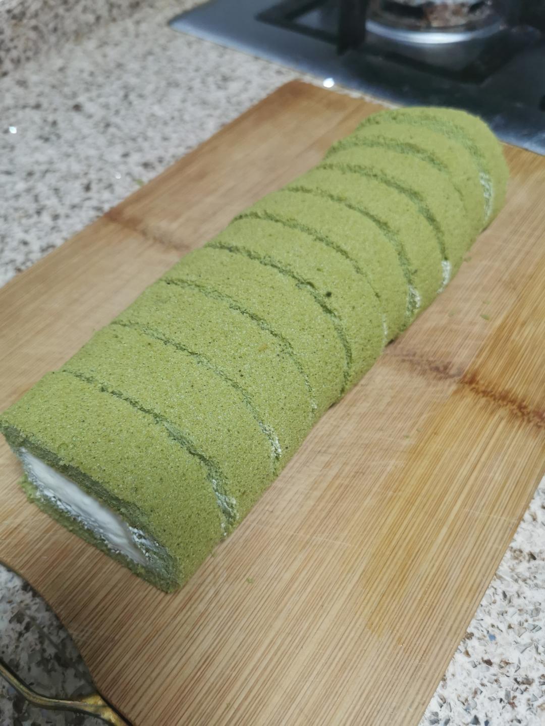 烫面抹茶蛋糕卷（卷不易裂）