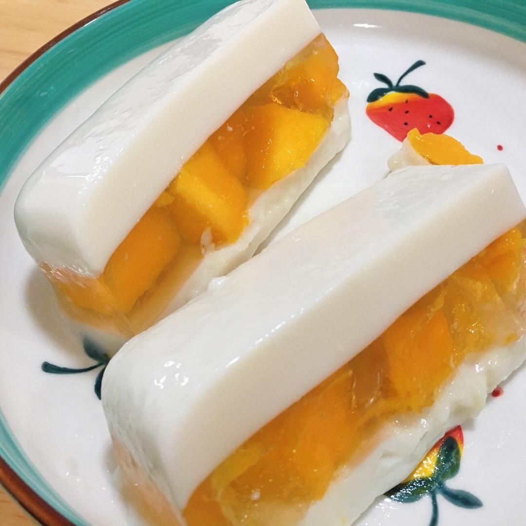 72h柠檬茶做的芒果椰汁糕用冰箱就能做的夏日甜品