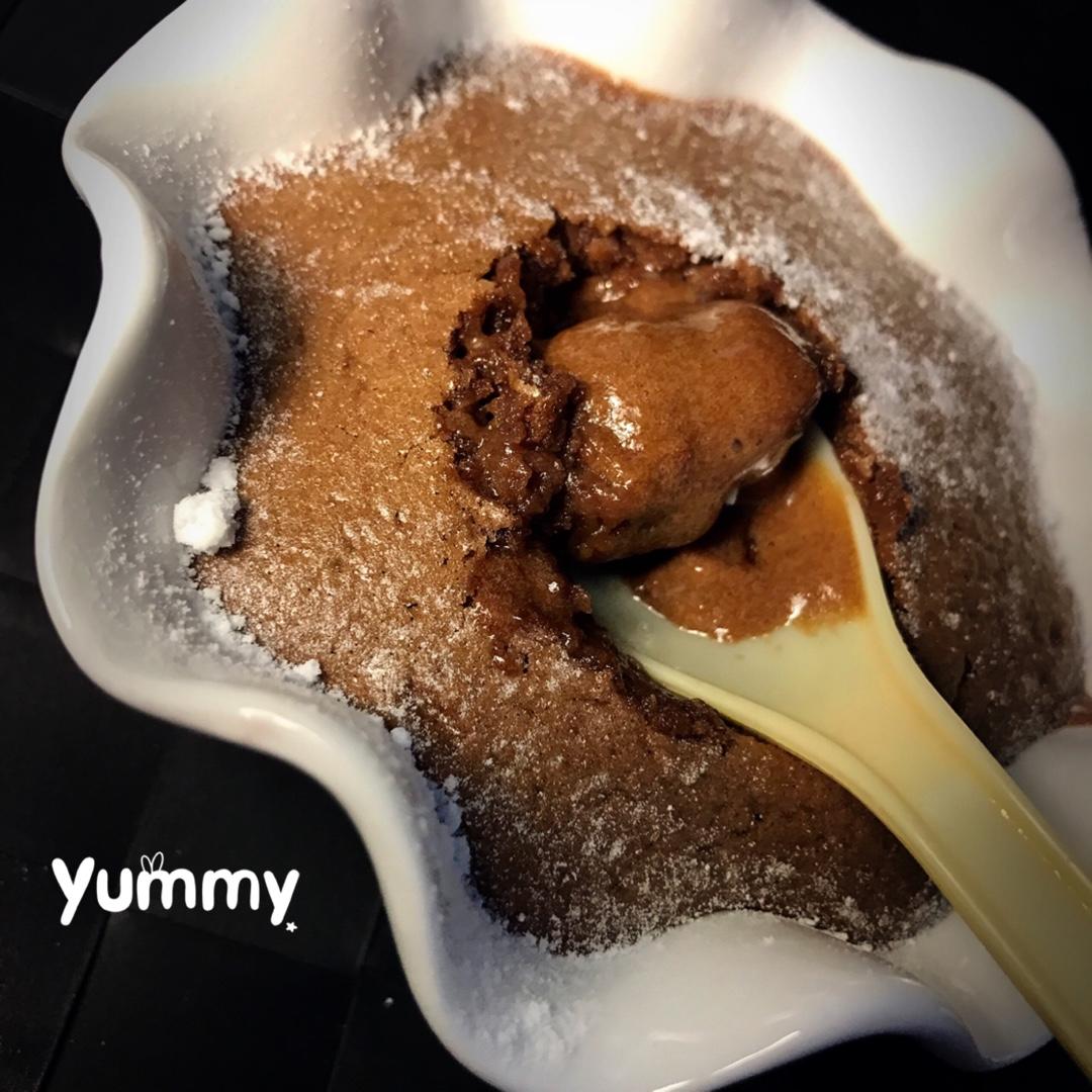 巧克力熔岩蛋糕(全图文超简单)