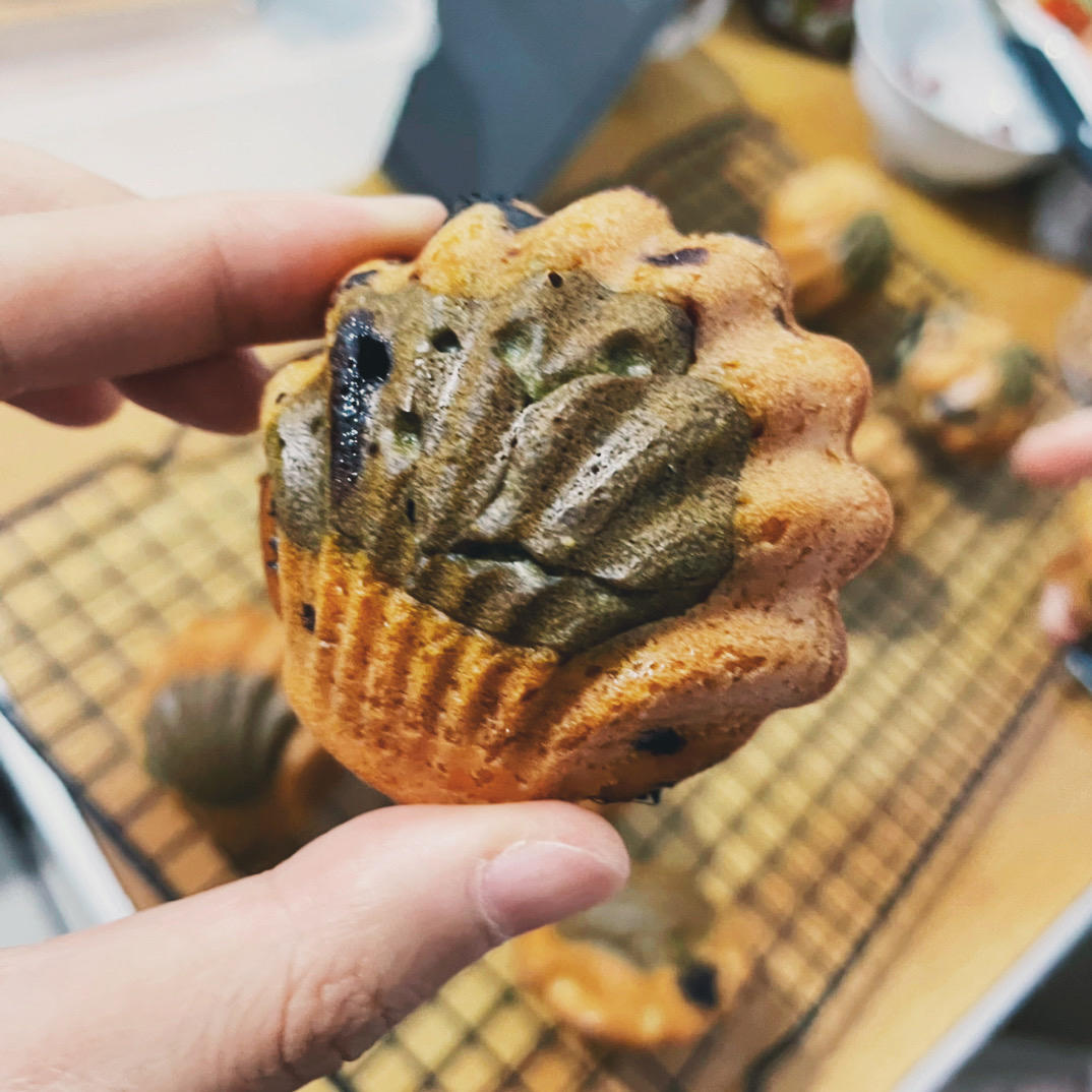 爆浆蓝莓玛德琳