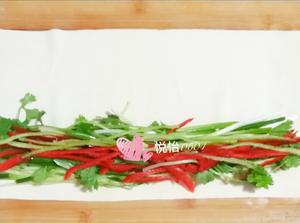年夜饭&高颜值的【京酱肉丝千张蔬菜卷】的做法 步骤5