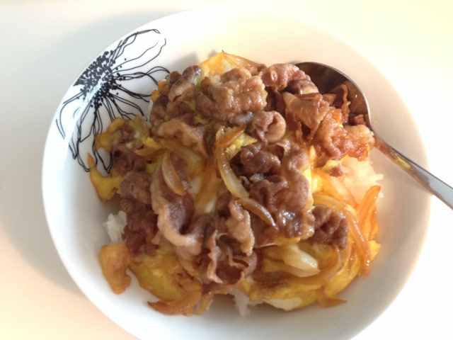 日式牛肉盖饭 -吉野家牛肉饭