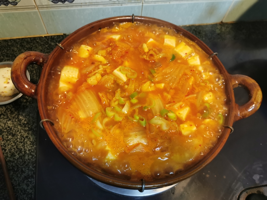 韩式泡菜海鲜汤的做法 步骤6